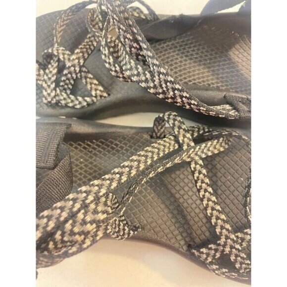 CHACO ZX2 Classic Women's Sandal Boost Black Grey White Double Toe Strap  9 - Picture 4 of 6